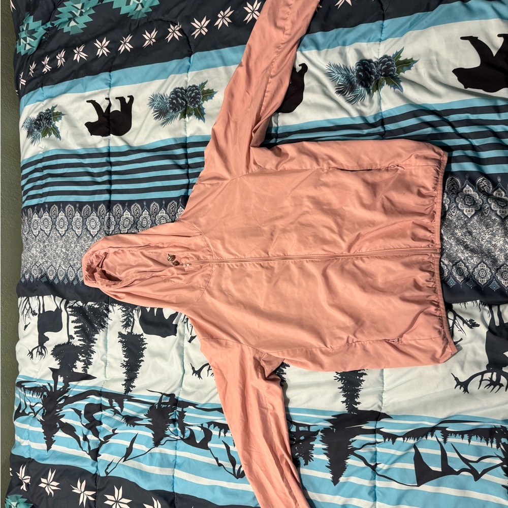 Pink Hooded Jacket
